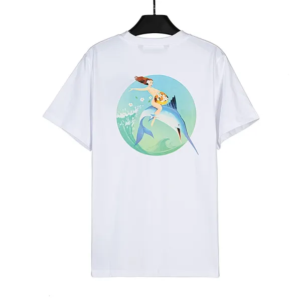 Palm Angels Palm Leaf Graphic Black T-Shirt - 61