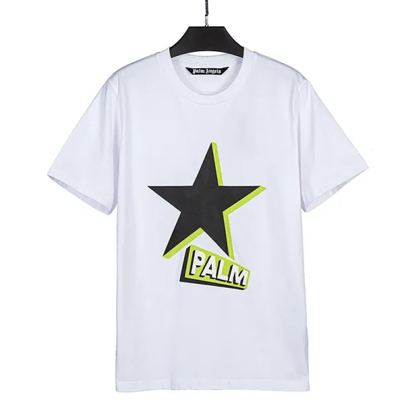 Palm Angels Palm Leaf Graphic Black T-Shirt - 63