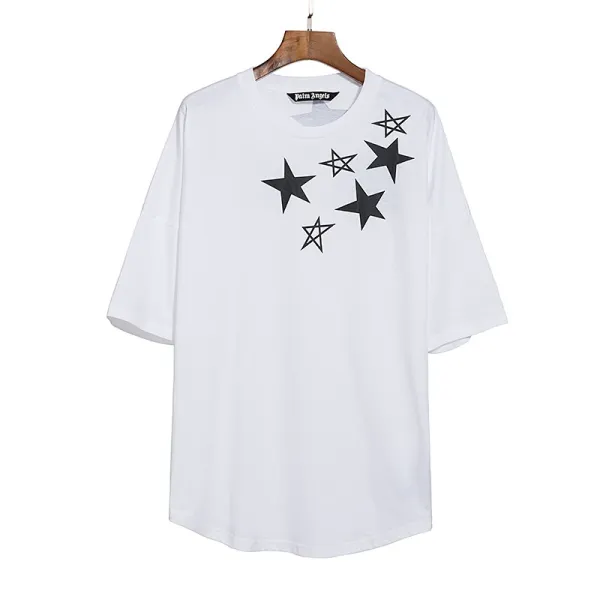Palm Angels Palm Leaf Graphic Black T-Shirt - 88
