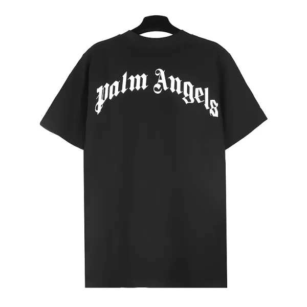 Palm Angels Palm Leaf Graphic Black T-Shirt - 26