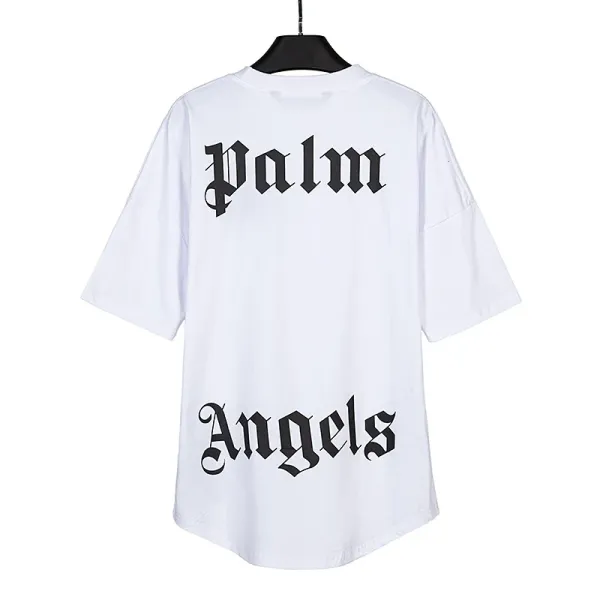 Palm Angels Palm Leaf Graphic Black T-Shirt - 53