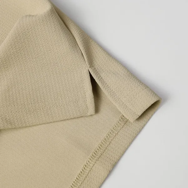 Fear of God Essentials Half-Zip Polo Black - 7