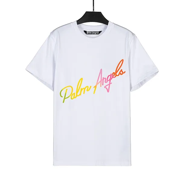 Palm Angels Palm Leaf Graphic Black T-Shirt - 51