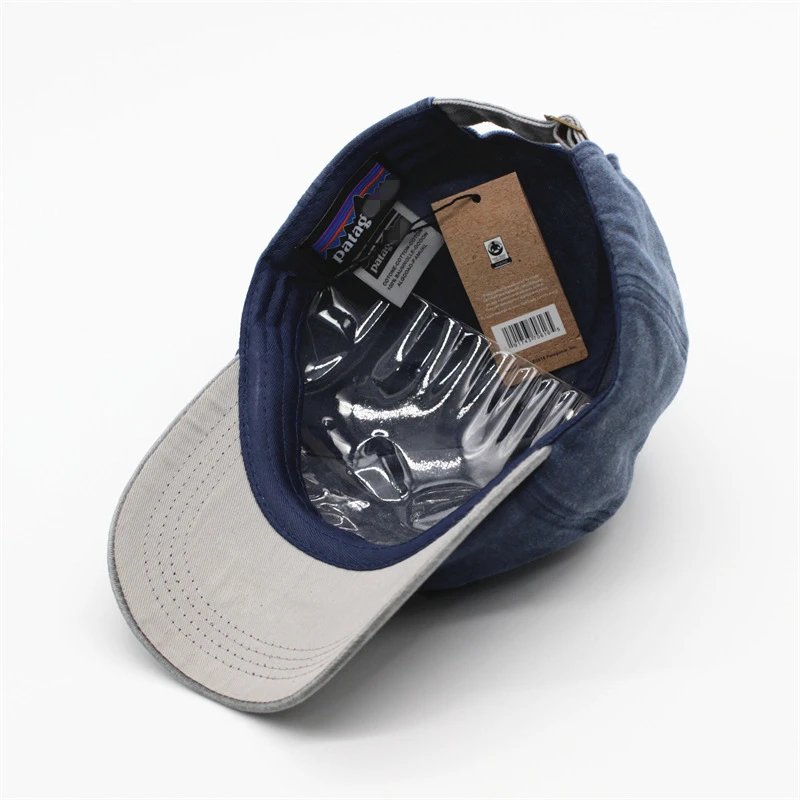 Patagonia Hats Washed baseball cap with mountain logo patch image 3