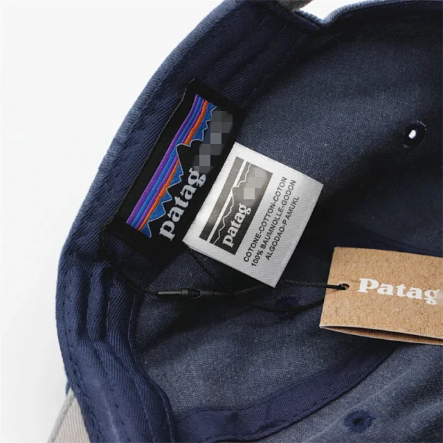 Patagonia Hats Washed baseball cap with mountain logo patch product detail image 3