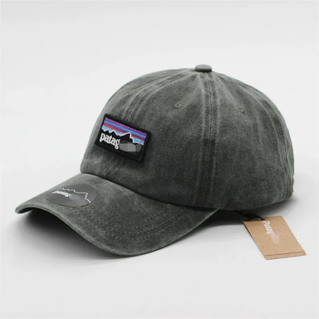 Patagonia Hats Washed baseball cap with mountain logo patch product detail image 11