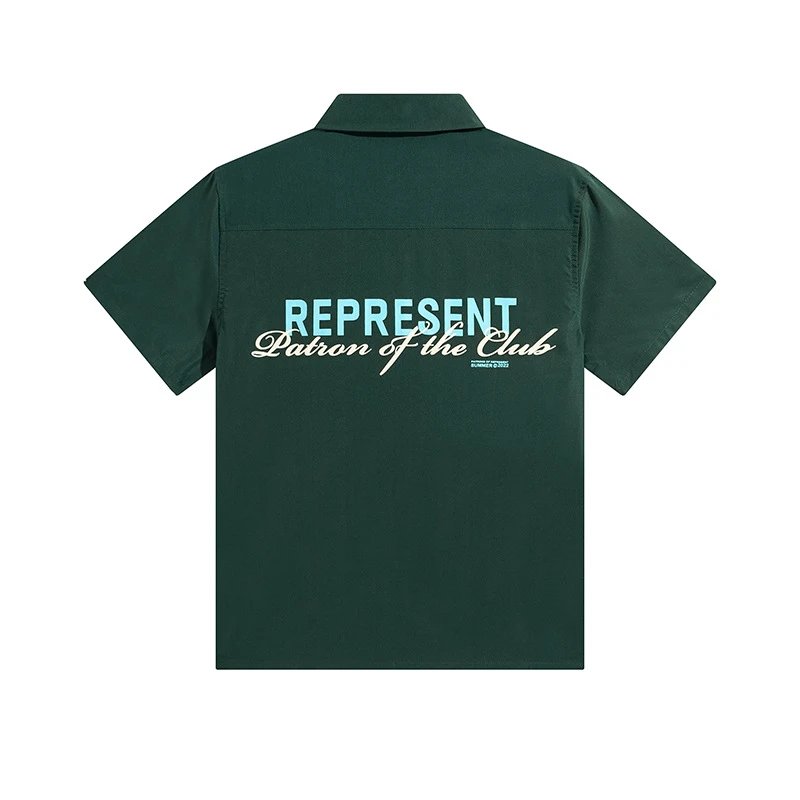 Represent Short-Sleeve Work Shirt Black - 8