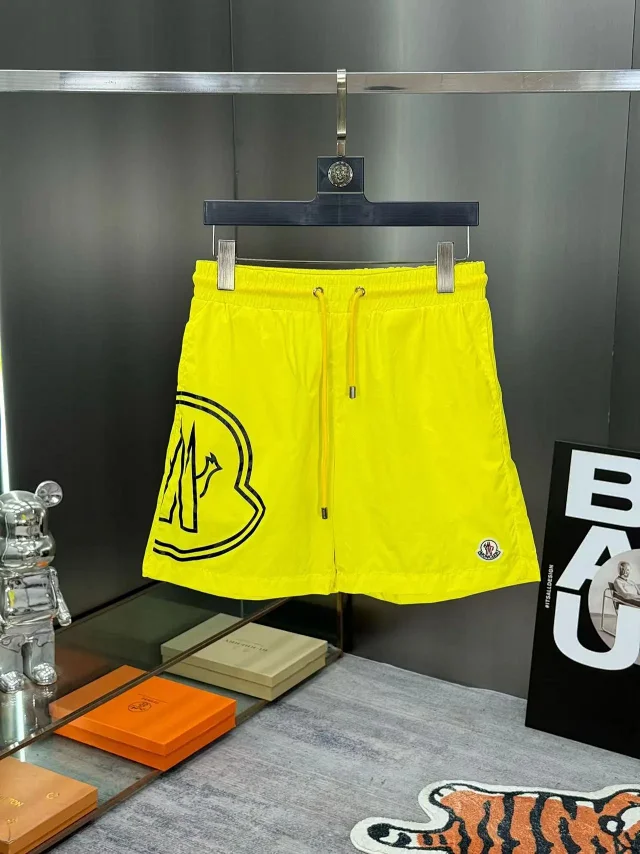 Moncler Swimwear Logo-print drawstring swim shorts product detail image 38