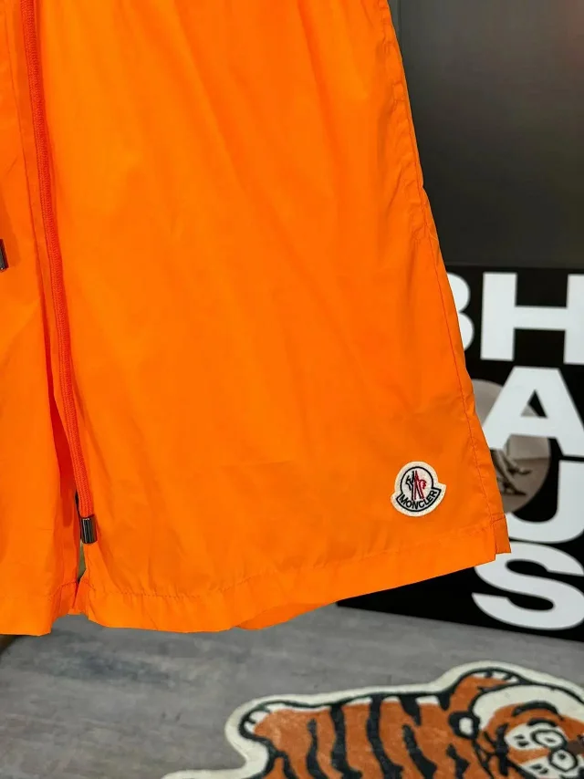 Moncler Swimwear Logo-print drawstring swim shorts product detail image 49