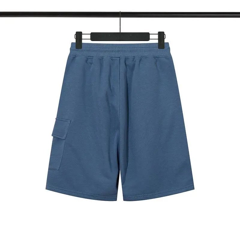 C.P. Company White Cargo Shorts with Lens Patch - 7