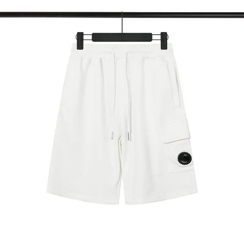 Stone Island White Cargo Shorts with Compass Patch - 13