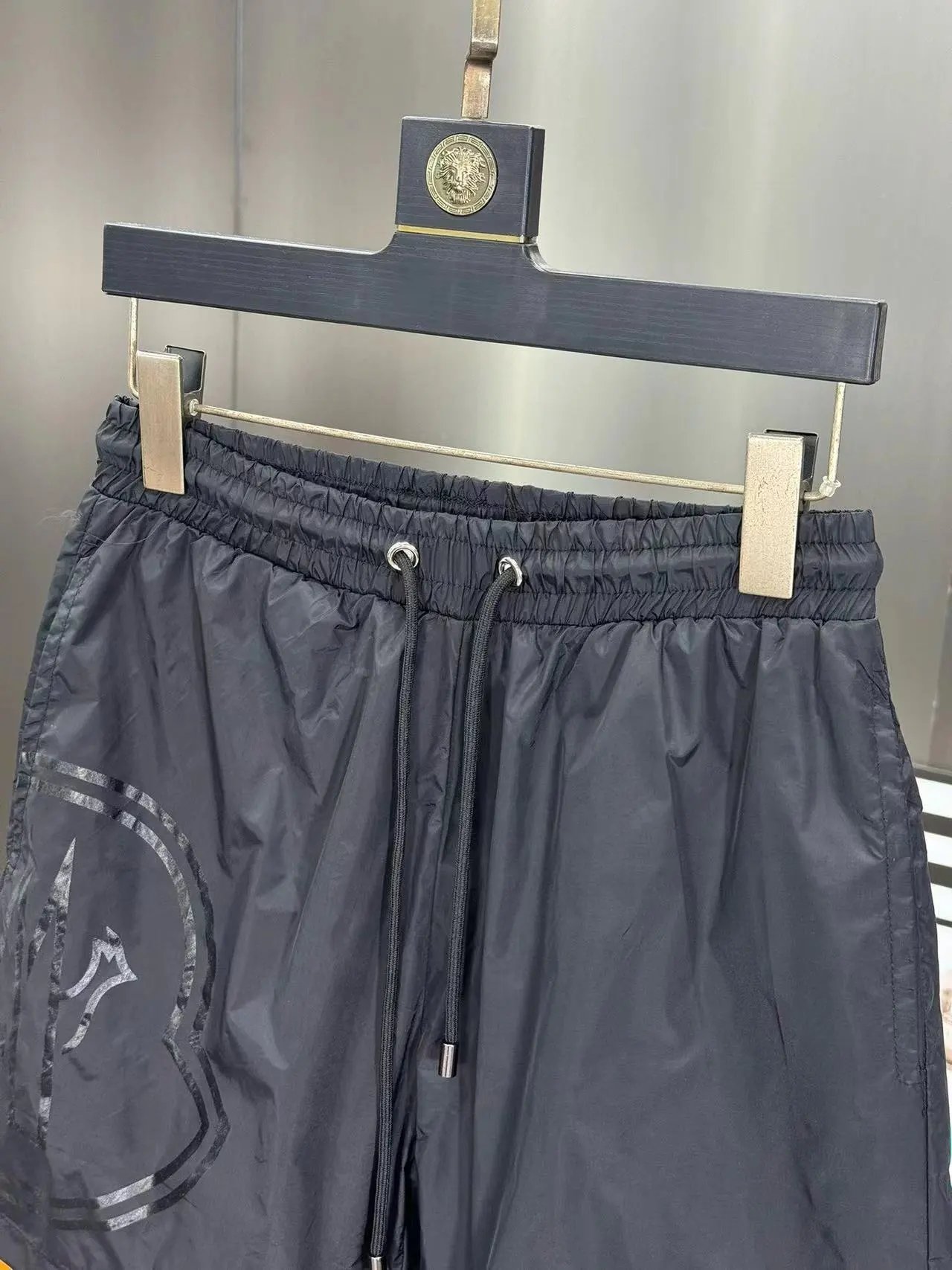 Moncler Logo Print Neon Yellow Swim Shorts Swimwear - 99