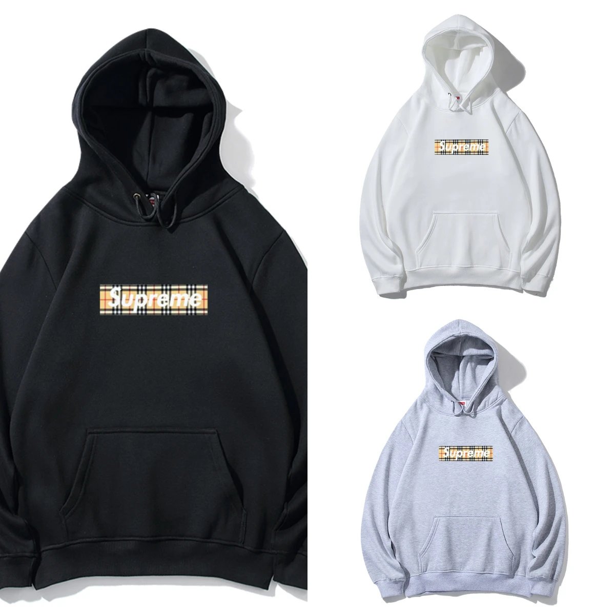 Supreme Devil & Businessman Graphic Hoodie Black - 3