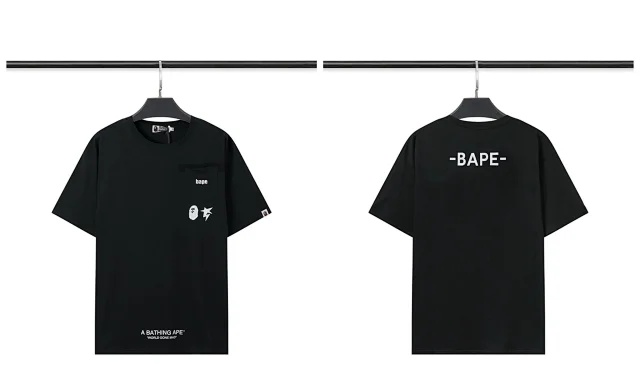 A BATHING APE T-Shirts Logo Graphic product detail image 4