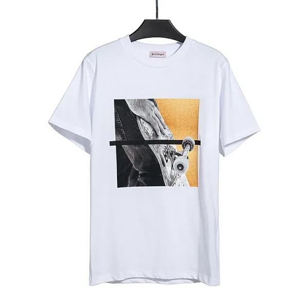 Palm Angels Palm Leaf Graphic Black T-Shirt - 75