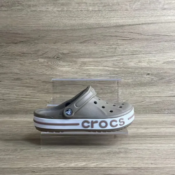 Crocs Crocband Green and White Clogs - 24