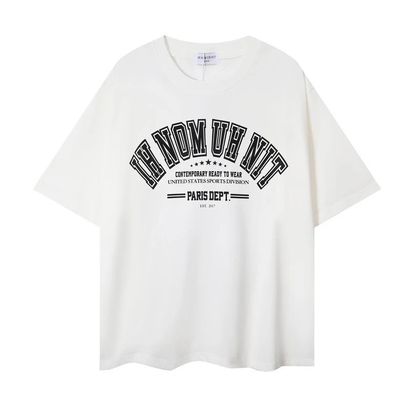 Ih Nom Uh Nit Paris Dept Varsity Arch Logo Tee White