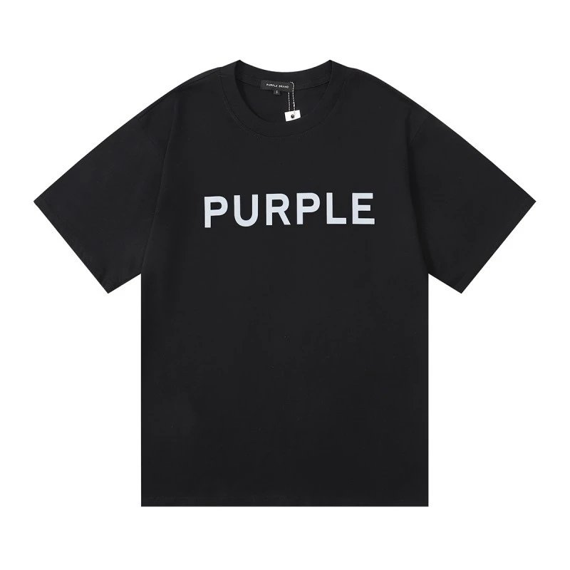 Purple Brand Classic Logo Tee Black