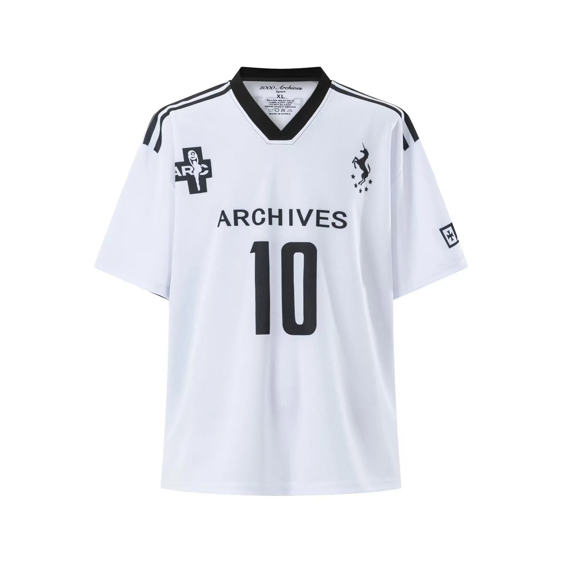 2000 Archives Sport Soccer Jersey 'ARCHIVES' #10 White/Black