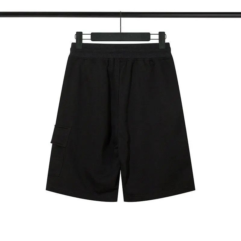 C.P. Company White Cargo Shorts with Lens Patch - 4