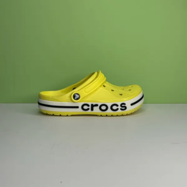 Crocs Crocband Green and White Clogs - 22