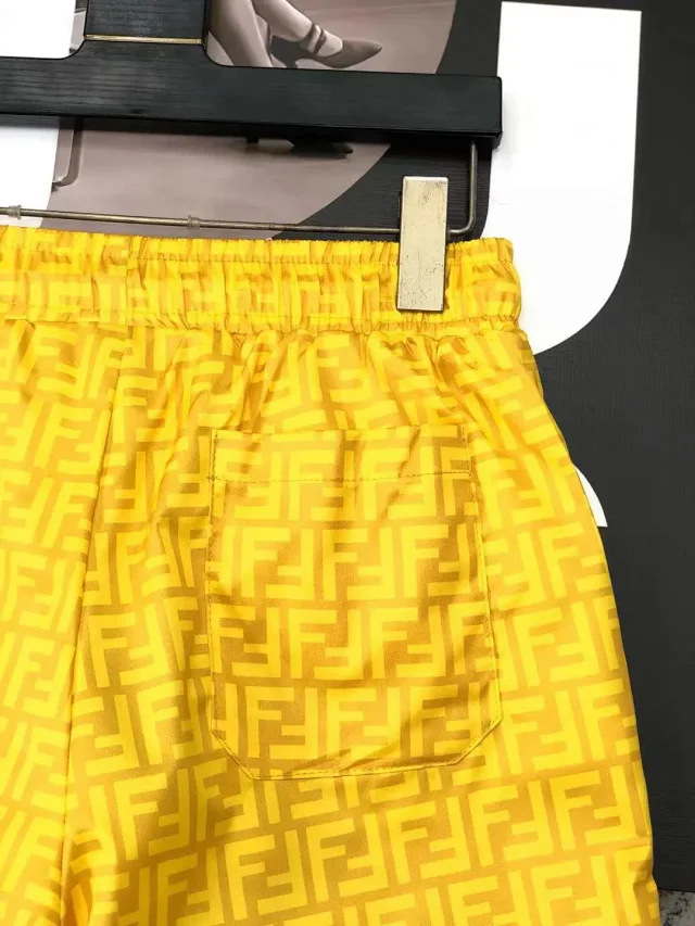 Fendi Shorts FF monogram drawstring product detail image 16