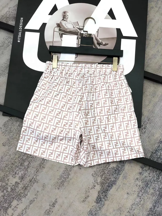 Fendi Shorts FF monogram drawstring product detail image 25