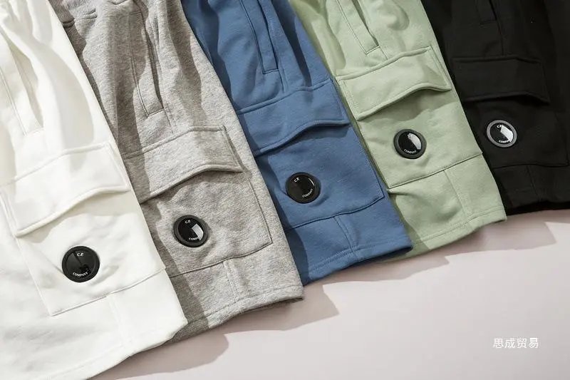 Stone Island White Cargo Shorts with Compass Patch - 12
