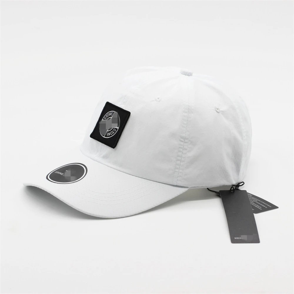 Stone Island Patch Logo Black Baseball Cap - 7