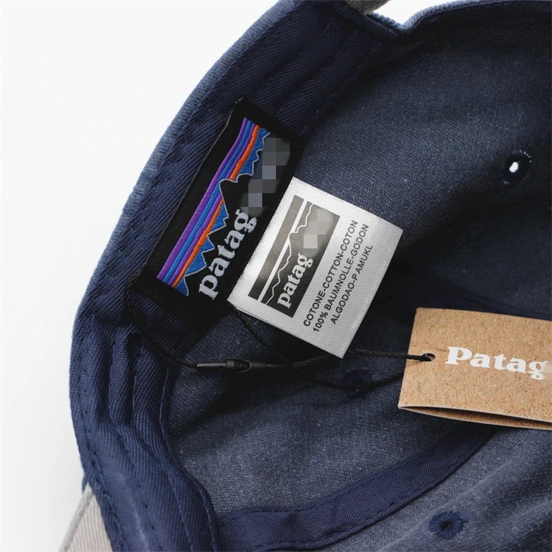 Patagonia Hats Washed baseball cap with mountain logo patch image 4