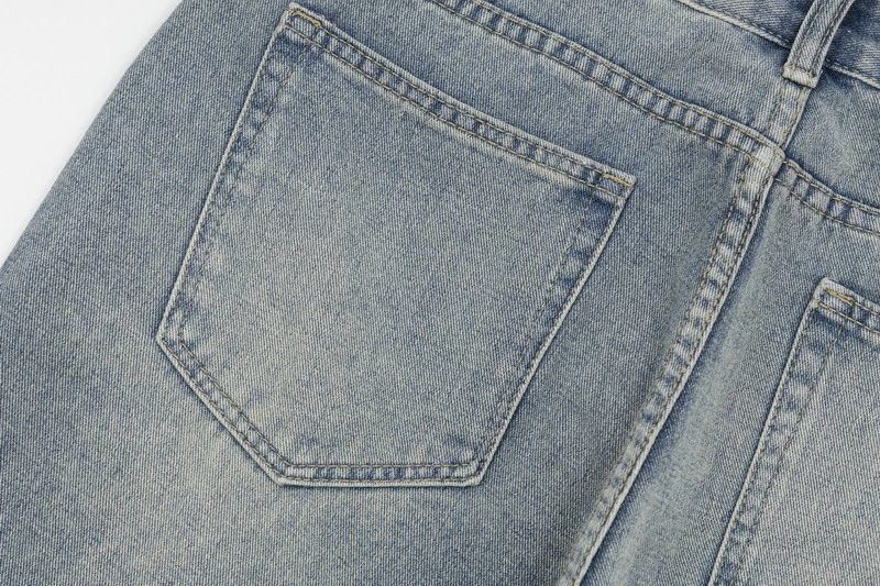 Off-White Paint Splatter Denim Shorts White - 32