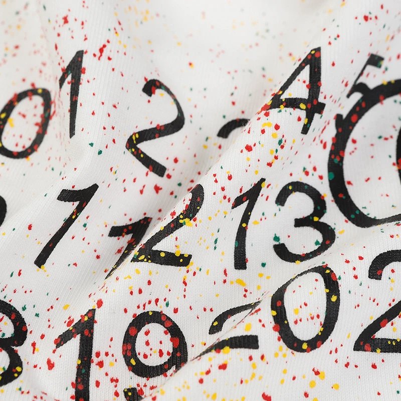 Maison Margiela Paint Splatter Logo T-Shirt Black - 12