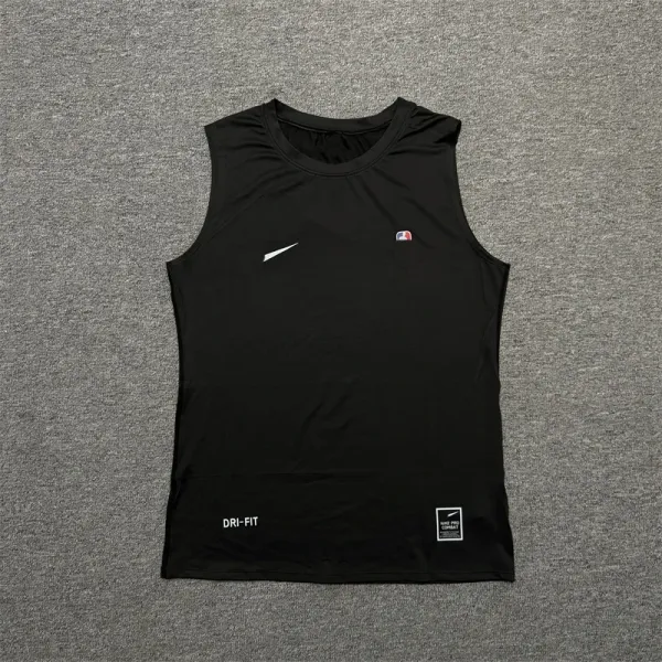Nike Pro Dri-FIT Compression Vest Black Vest Top - 5