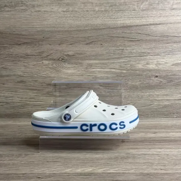 Crocs Crocband Green and White Clogs - 7