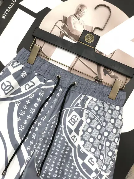 Off-White x Louis Vuitton Monogram Patchwork Shorts Navy White - 14