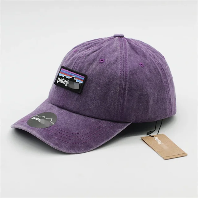 Patagonia Hats Washed baseball cap with mountain logo patch product detail image 6