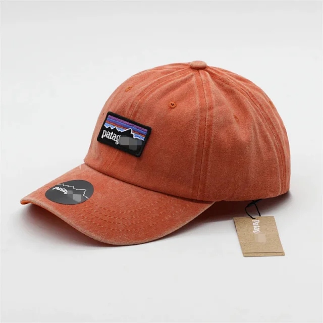 Patagonia Hats Washed baseball cap with mountain logo patch product detail image 13