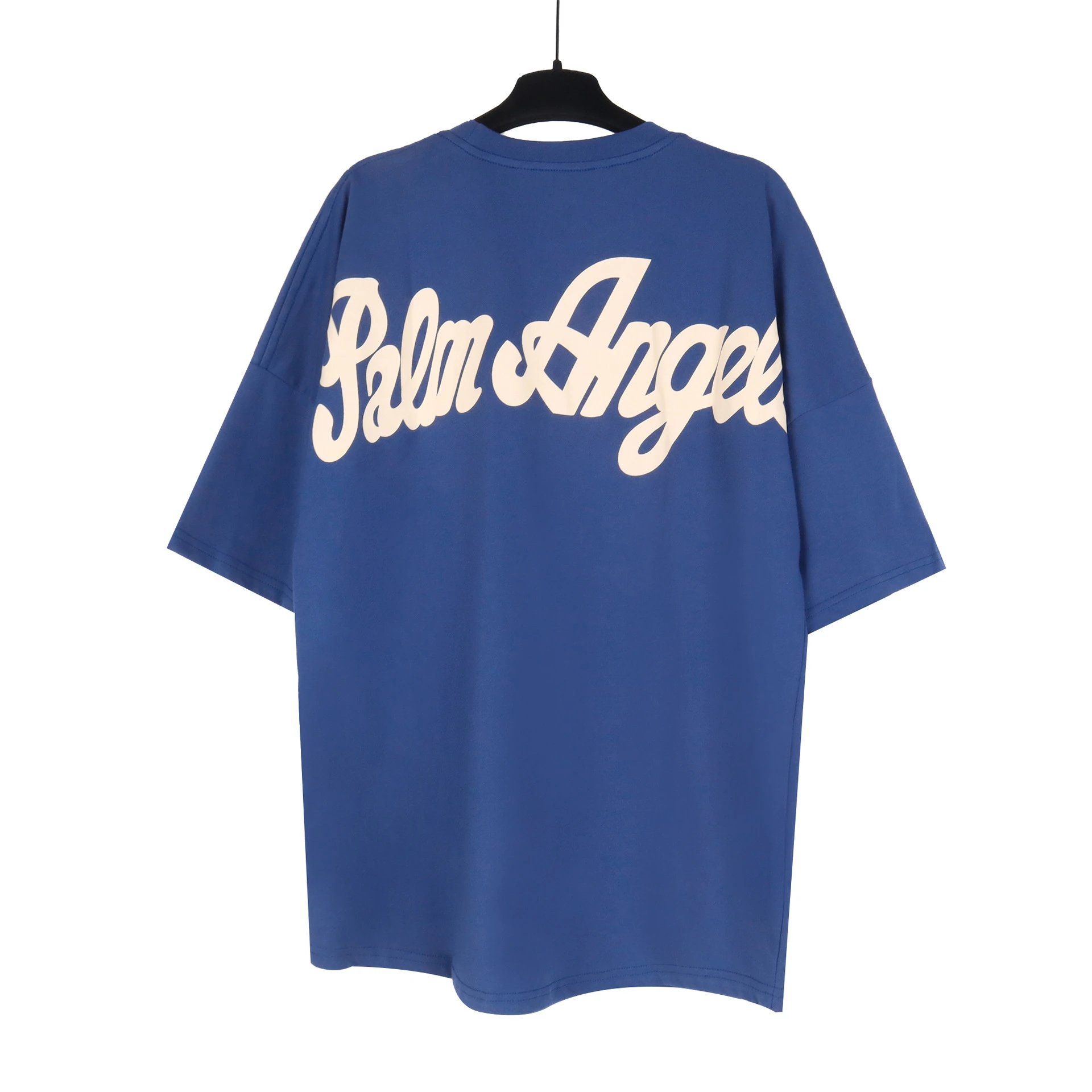 Palm Angels Gothic Logo Black Oversized T-Shirt - 17