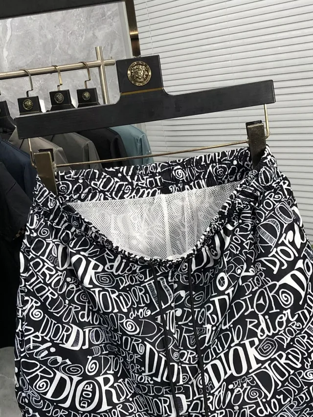 Dior Swimwear Logo Print Swim Shorts product detail image 16