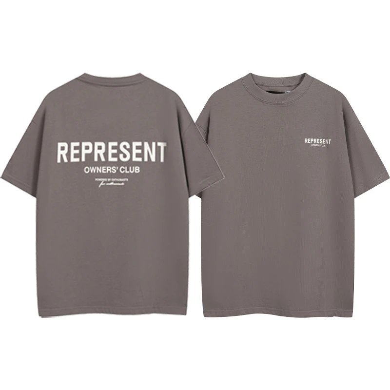Represent Owners' Club T-Shirt Grey GreyBrown