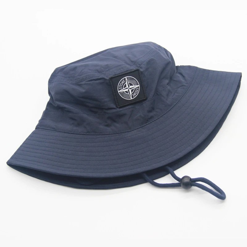 Stone Island Compass Logo Bucket Hat Gray - 6