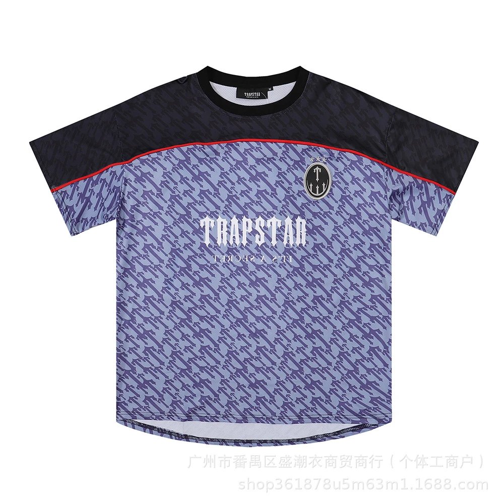 Trapstar Graphic Print T-Shirt Black with Neon Green Accents - 6