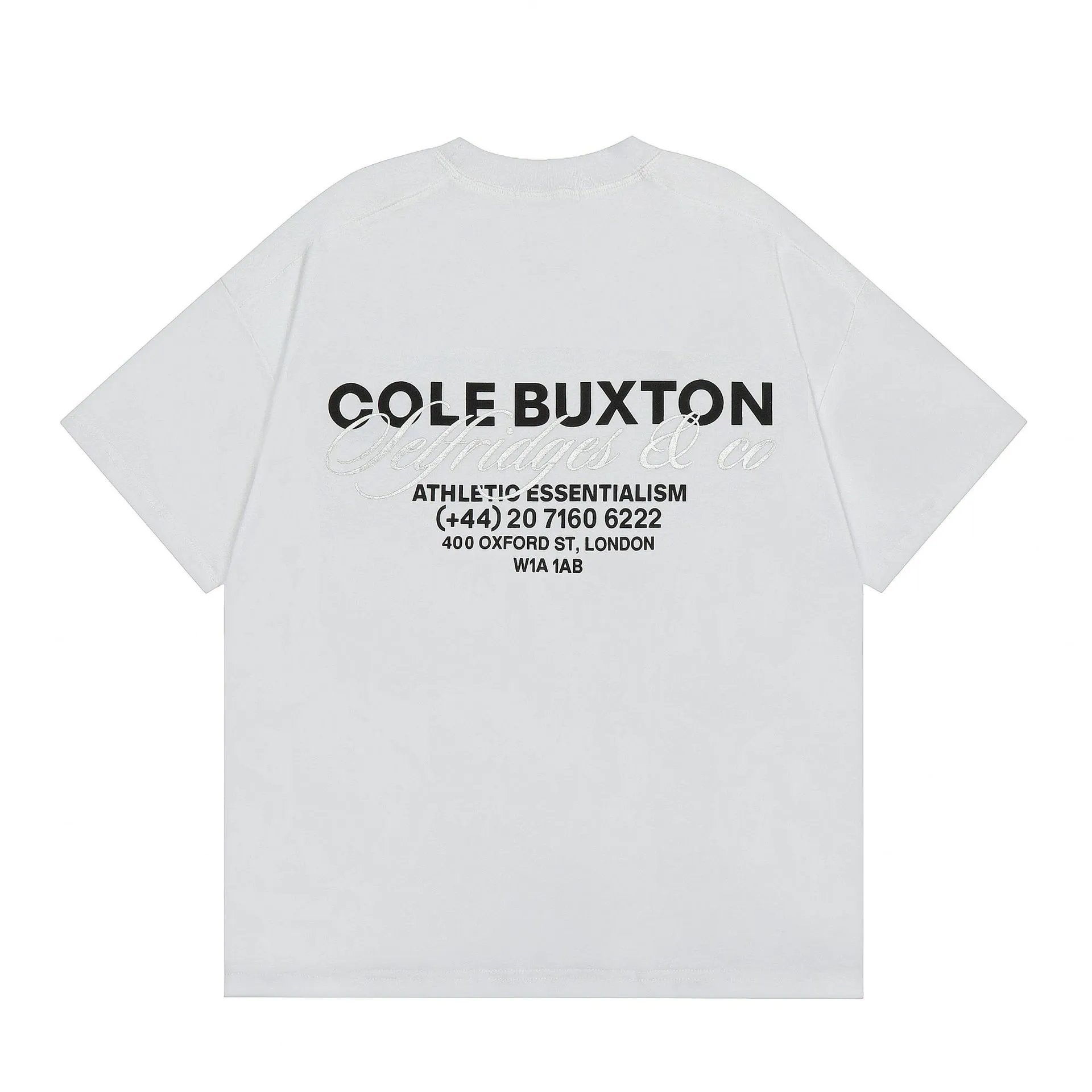 Collabuxton CB Outline Logo White T-Shirt - 58