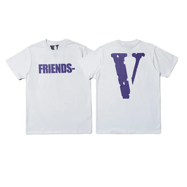 Vlone Friends- Purple Logo T-Shirt - 1