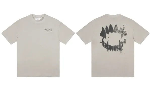 Trapstar Smiling Teeth T-Shirt Beige - 1