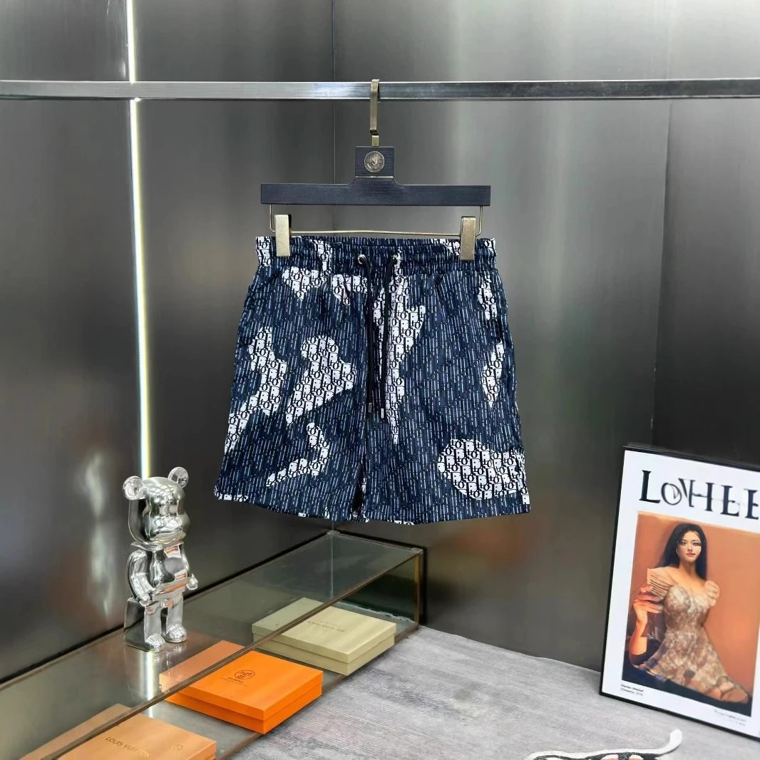 [DX16] beach pants letter woven quick-drying stretch casual shorts beach swimming pants