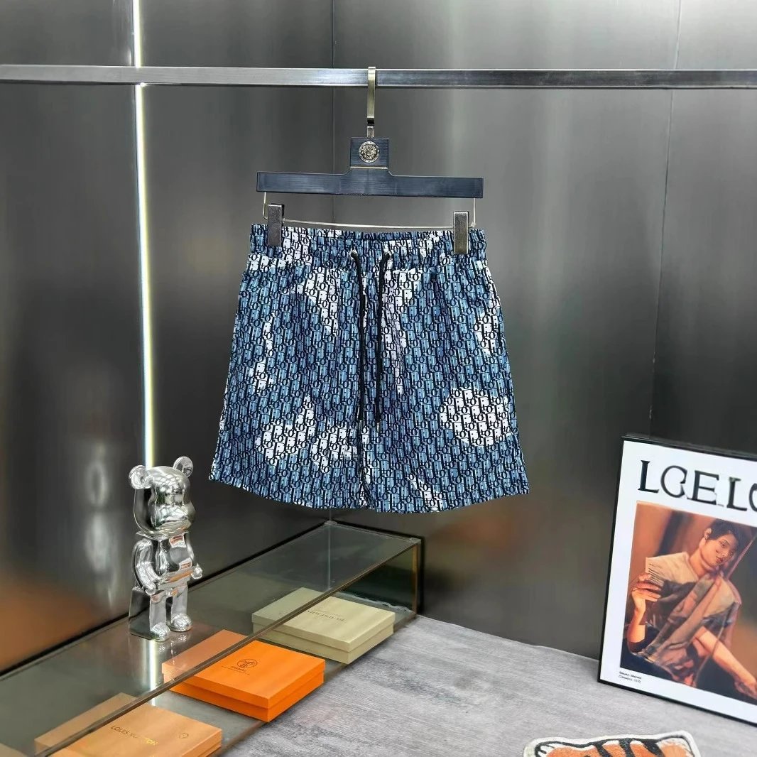 [DX16] beach pants letter woven quick-drying stretch casual shorts beach swimming pants