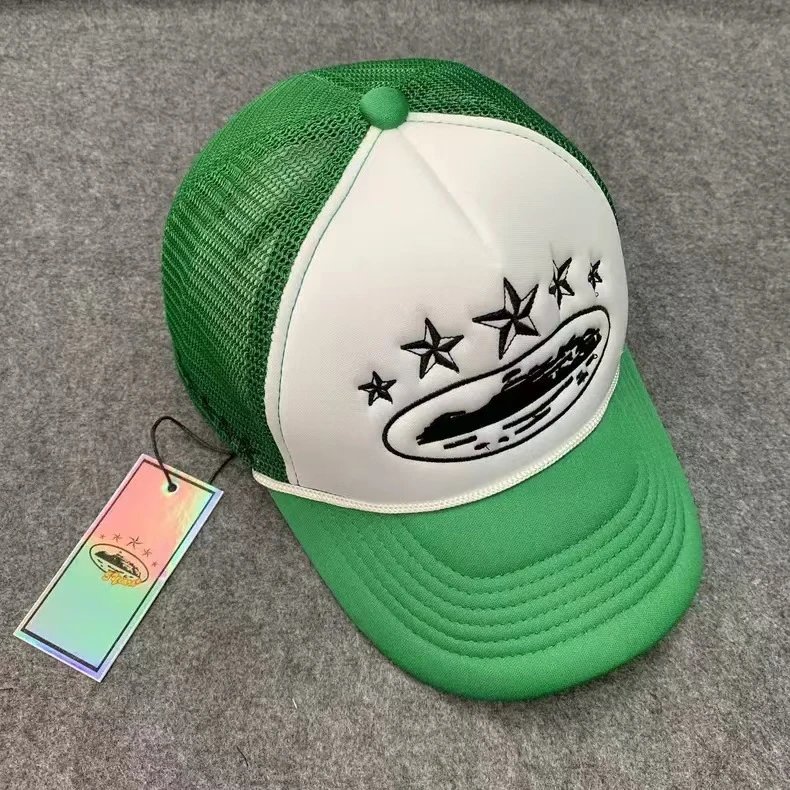 Design Star & UFO Trucker Cap Gray Baseball Cap - 4
