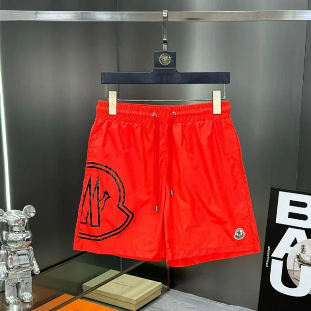 Moncler Swimwear Logo-print drawstring swim shorts product detail image 56