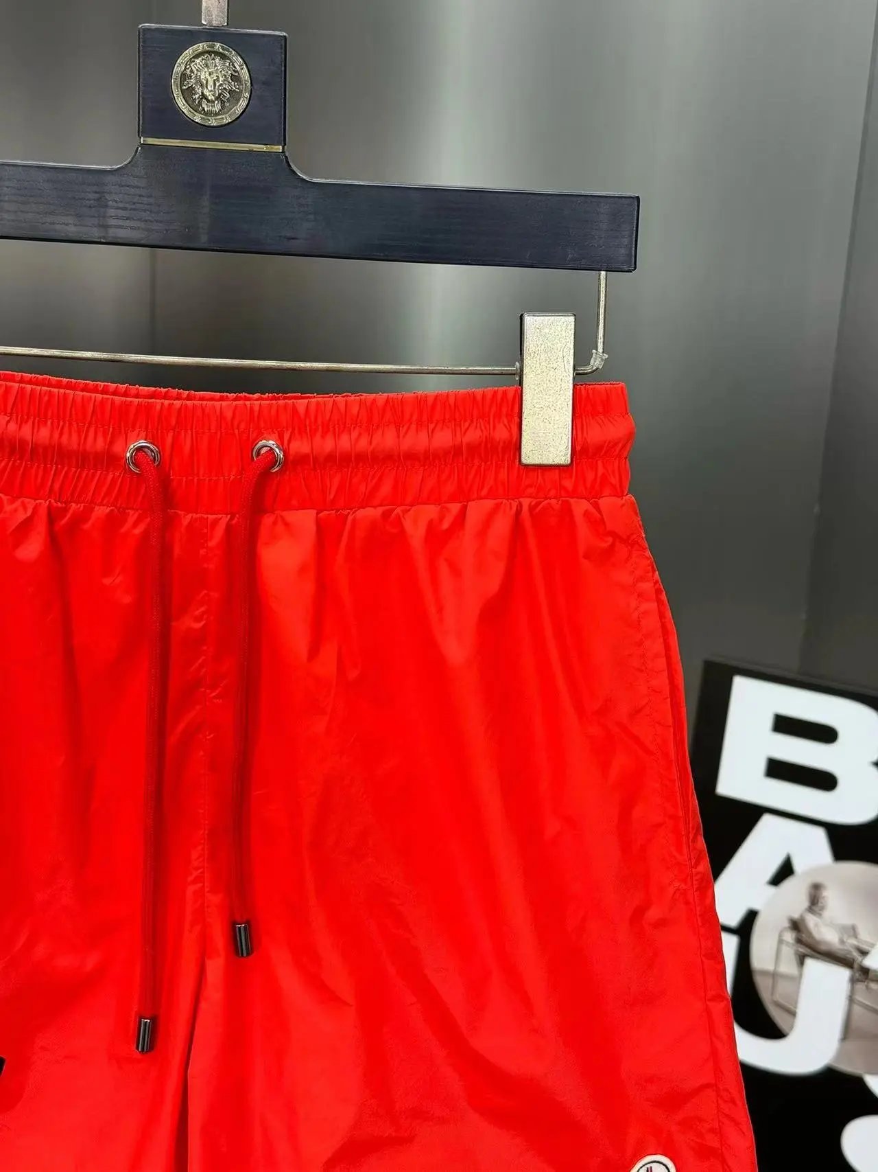 Moncler Logo Print Neon Yellow Swim Shorts Swimwear - 59